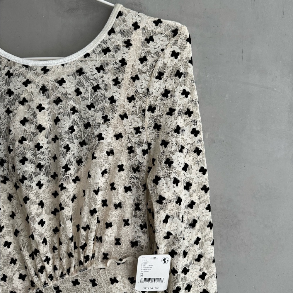 FREE PEOPLE Sheer Delight Mini Dress - Picture 8 of 16